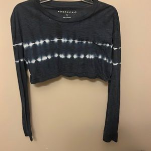 Aeropostale long sleeve crop top